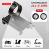 Bicycle Mobile Phone Mount Aluminium Motorcycle Scooter Handlebar Phone Holder for 3.0   6.8 inches Smartphone Mount