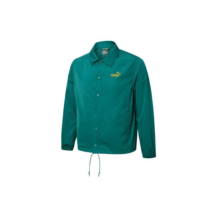 

Куртка Puma Vintage Logo Print Coach Куртка унисекс Зеленая 537012-90
