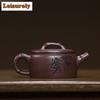 160ml Creative Yixing Purple Clay Teapots Handmade Fragrant Bamboo Pot Raw Ore Purple Mud Tea Making Kettle Zisha Tea Set Craft