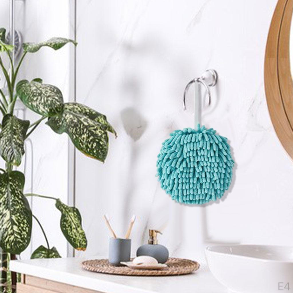 Hand Towel Ball Bacterial Growth Hanging Skin-Friendly for Bathroom