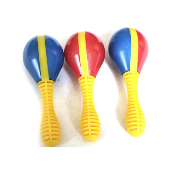 2Pcs Baby Maraca Rattle Hand Shaker Sand Hammer Musical Early Educational Toy