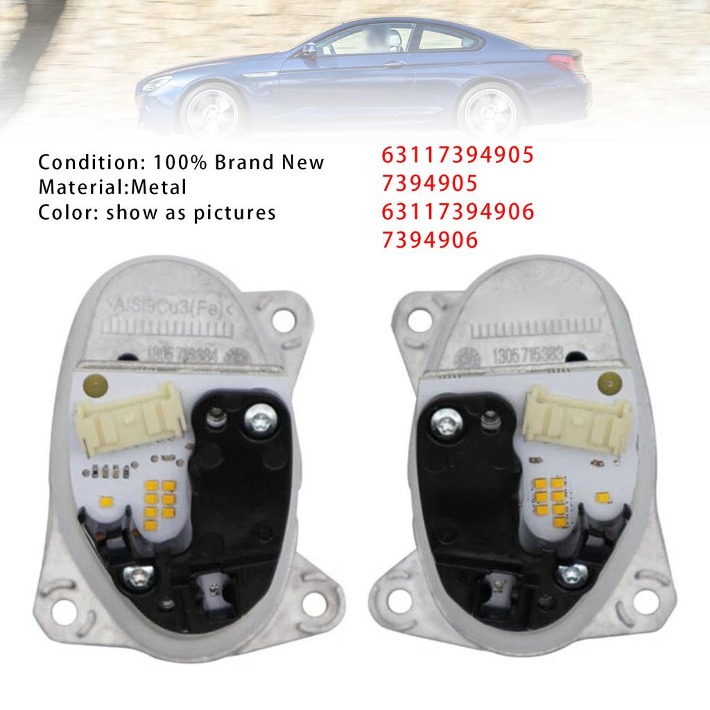 Left+Right LED Turn Signal Light Control Module 63117394905 63117394906 For BMW F06 F12 F13