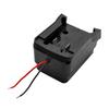 Battery Dock Adapter Base with Cable Ends, 18V Output Unit for DIY Users, Temporary Equipment Supply, Shop Tasks, and Field Applications