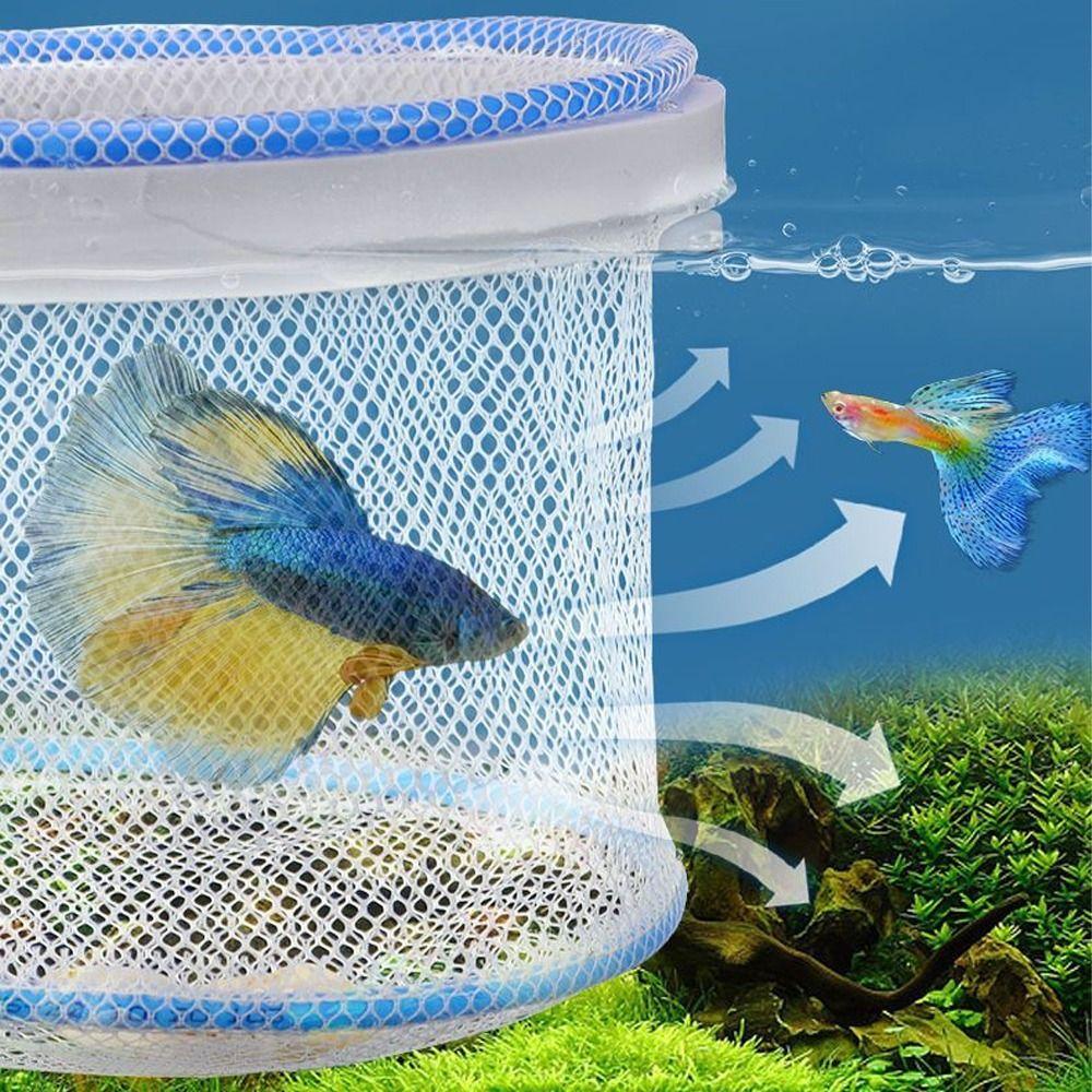 Ventilated Guppy Breeding Net Nylon Breeding Net Floating Fish Net Home Aquarium