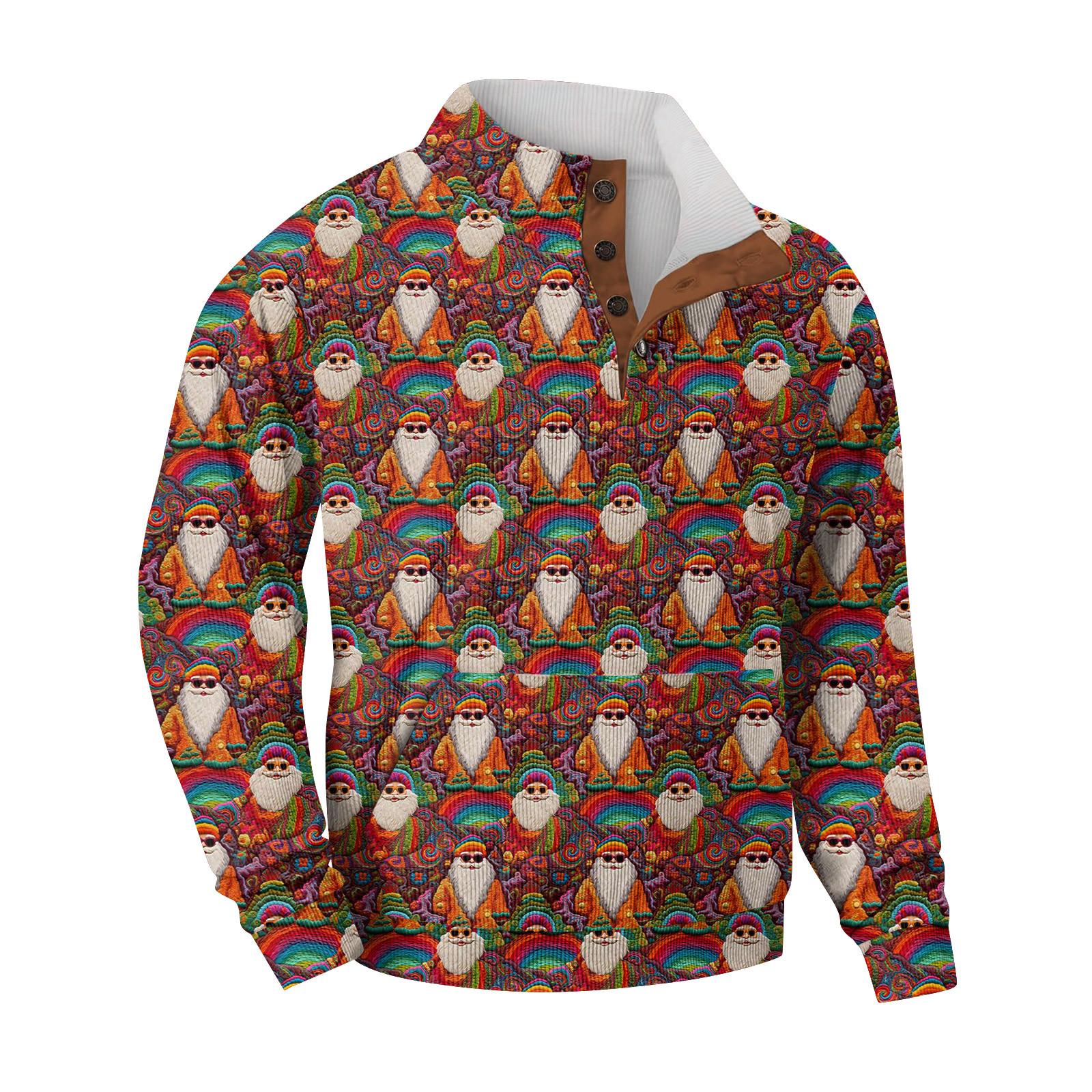 

Мужская повседневная толстовка в стиле ретро с градиентным принтом M киноварь