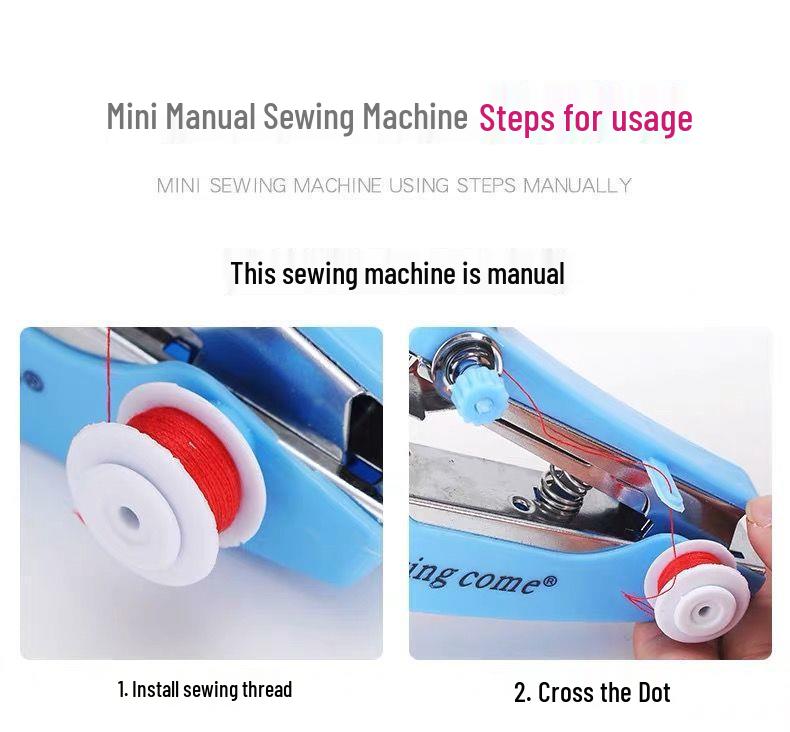 Portable Automatic Serger: Compact, Efficient Shoe Repair & Sealing Machine with Dual-Line Stitch for Home Use