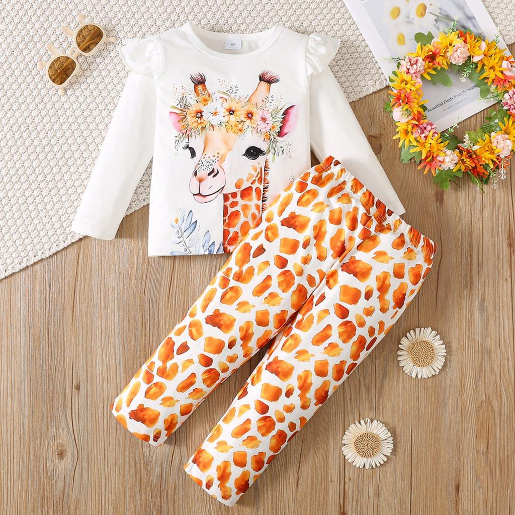 Kids' Long-Sleeve Top Set - Casual, Stylish & Versatile Children's Outfit