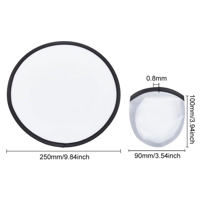Folding Fan Simple Circular Performance Portable Round Hand Woman Foldable Blank Handheld