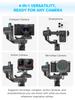 FeiyuTech SCORP Mini 3 Pro Gimbal Stabilizer for Cameras - All-in-One Gimbal with AI Tracking & Remote Handle - Compatible with Sony/Canon/Nikon/GoPro