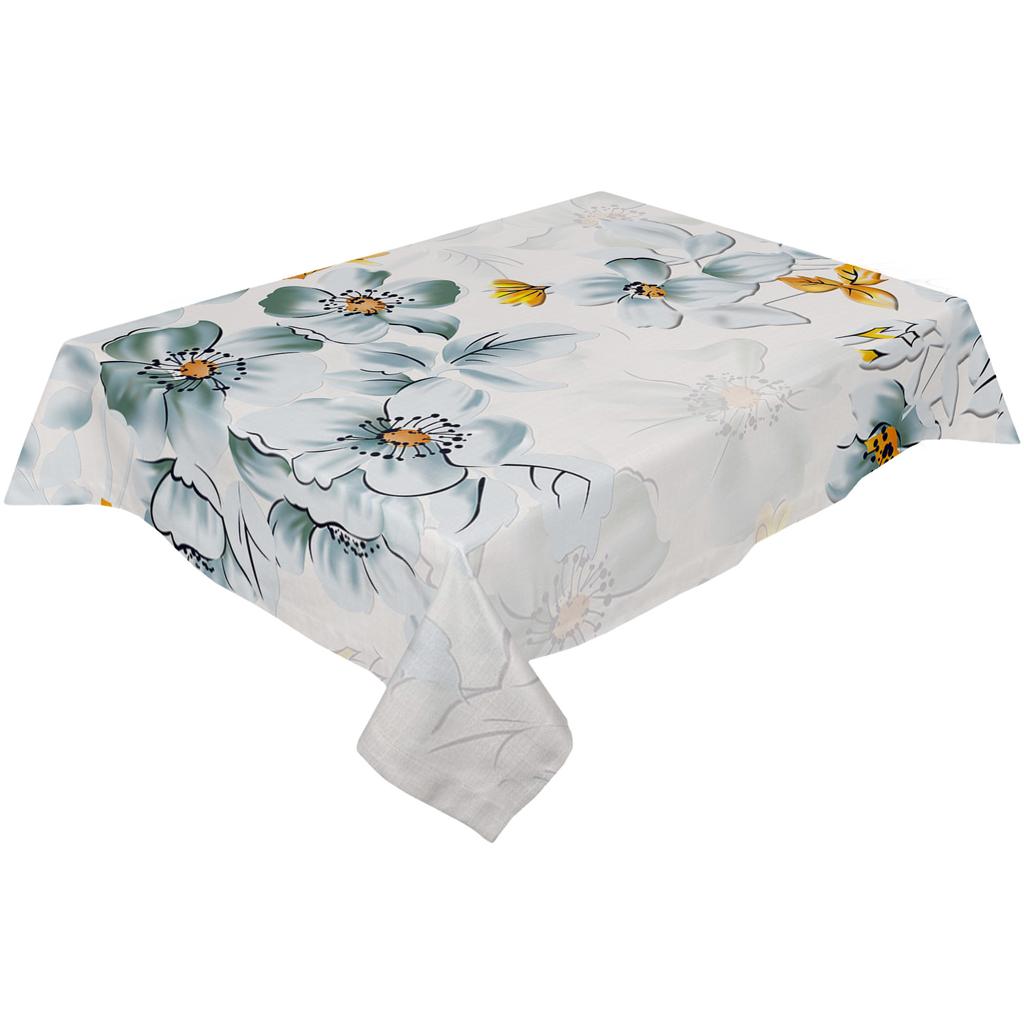 Flower Gradient Leaf Tablecloth Holiday Decor Waterproof Rectangular Tablecloths Wedding Decor Table Cover