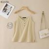 ZANZEA Women Casual Straps Sleeveless Slip Tops Camisoles