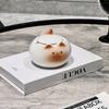 Cute Siamese cat ashtray desktop anti fly ash with cover living room office ceramic ashtray ornament ceramic ashtray with lid