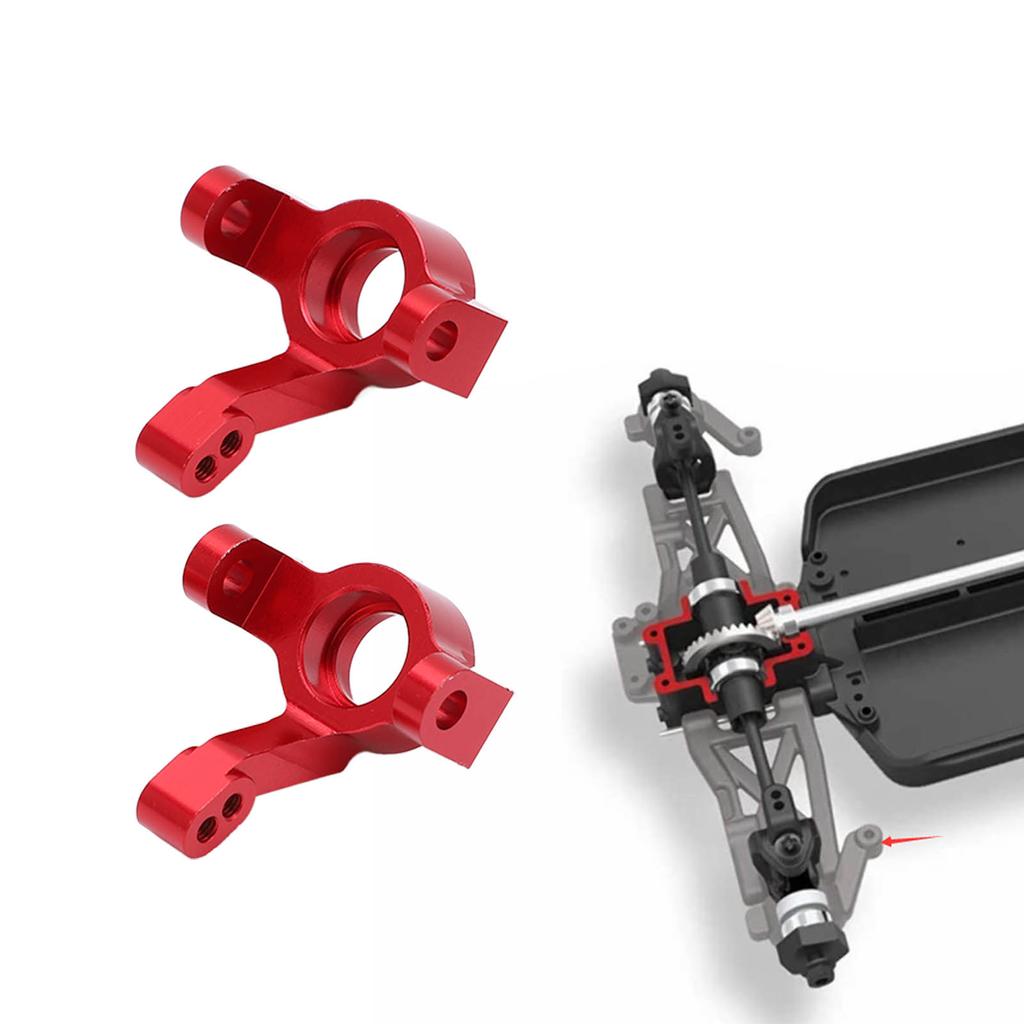 RC Metal Steering Cup Aluminium Alloy Lightweight Easy Installation Steering Arm Hub Carrier for   LaTrax Teton