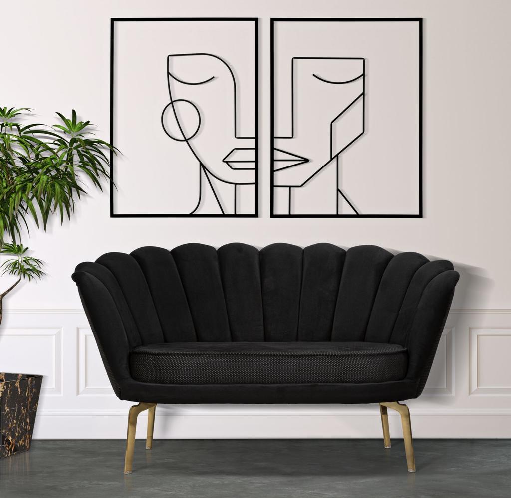 Iron Wall Panel Tribal Simply Set 2Pcs Cm 60X1X80