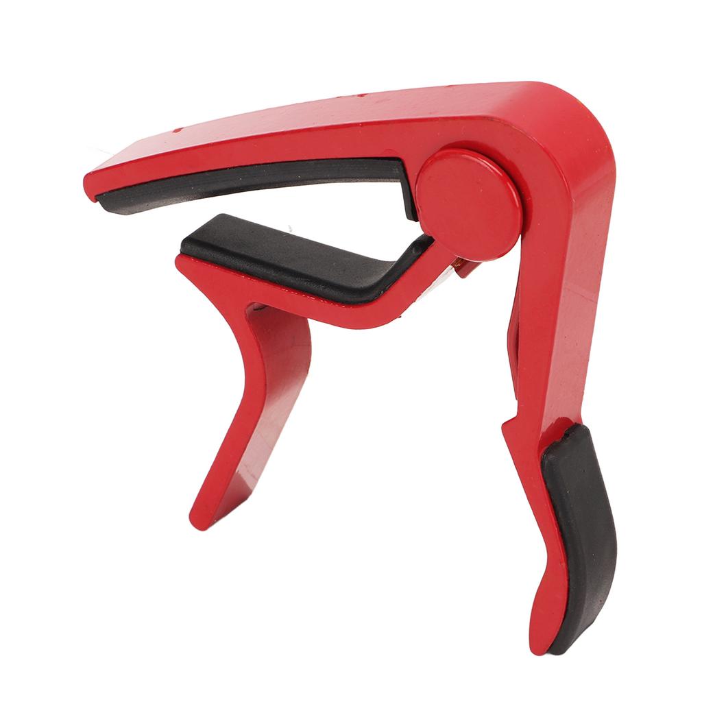 Guitar Capo Strong Spring Scratch Resistant High Hardness Alloy Guitar Capo with 5 Picks