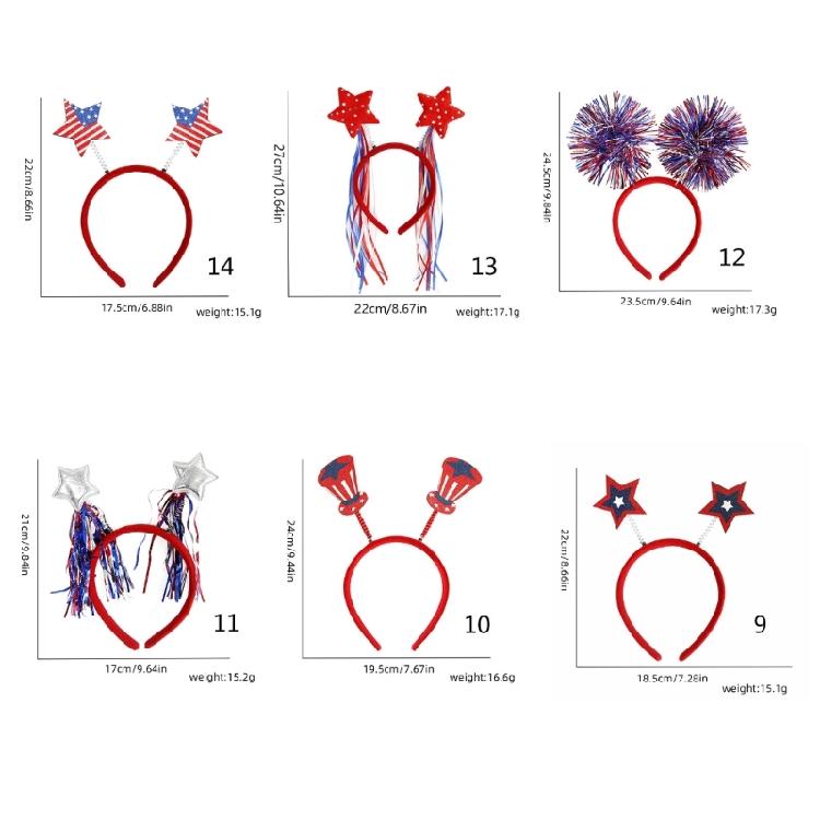 Kraamverkoper Haarband Onafhankelijkheidsdag Juli Kostuum 4 Juli Hoofdband Feest
