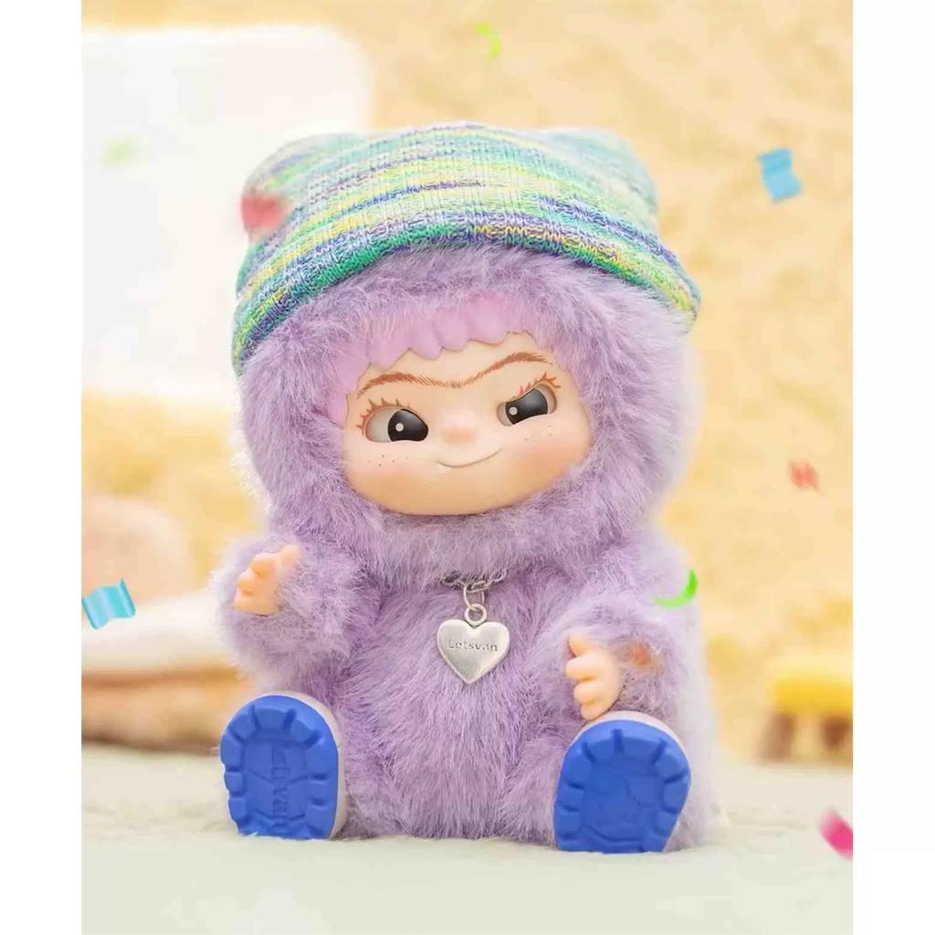 Wakuku Fuzzy Trendy Fun Party Blind Box Cute Action Figure Mystery Doll Bag Pendant Surprise Gift Toy Poseable Articulated Scale Detailed Movable