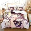 3D Printed Anime Vibrant SHY Bedding Set Duvet Cover Bedroom Cozy Comforter Single/Twin/King Size Quilt Cover Home Textiles