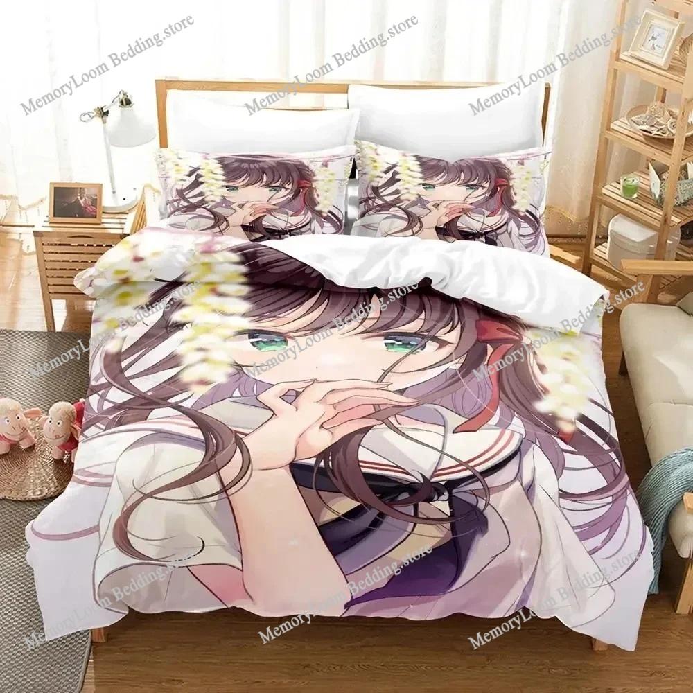 3D Printed Anime Vibrant SHY Bedding Set Duvet Cover Bedroom Cozy Comforter Single/Twin/King Size Quilt Cover Home Textiles