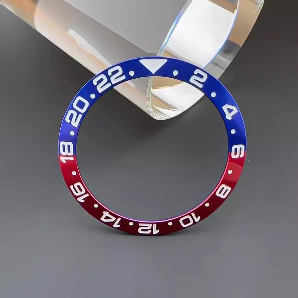 38mm Kroužek na hodinky Vysoce kvalitní keramická vložka lunety pro 40mm pouzdro hodinek Příslušenství Vnitřní průměr 30,5 mm