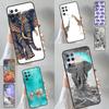 Baby Elephant For OPPO A15 A16 A17 A74 A94 A58 A78 A98 A76 A96 A77 A5 A9 A52 A72 A79 A53S A54S A57S Case