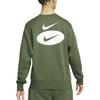 Nike Sweatshirts Men's Rugged Green Crew Neck Thickened Other DM5461-326