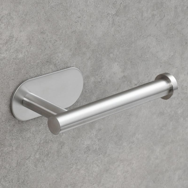 Nail Free Brushed Gold Toilet Paper Holder Kitchen Paper Roll Holder Stainless Steel Bathroom Tissue Holder Tissue Rack Holders