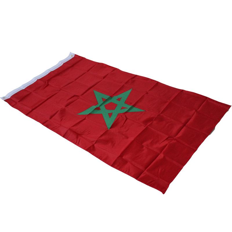 90 X 150cm Morocco Flag Banner Hanging National Flags Moroccan Home Decoration Polyester Flag