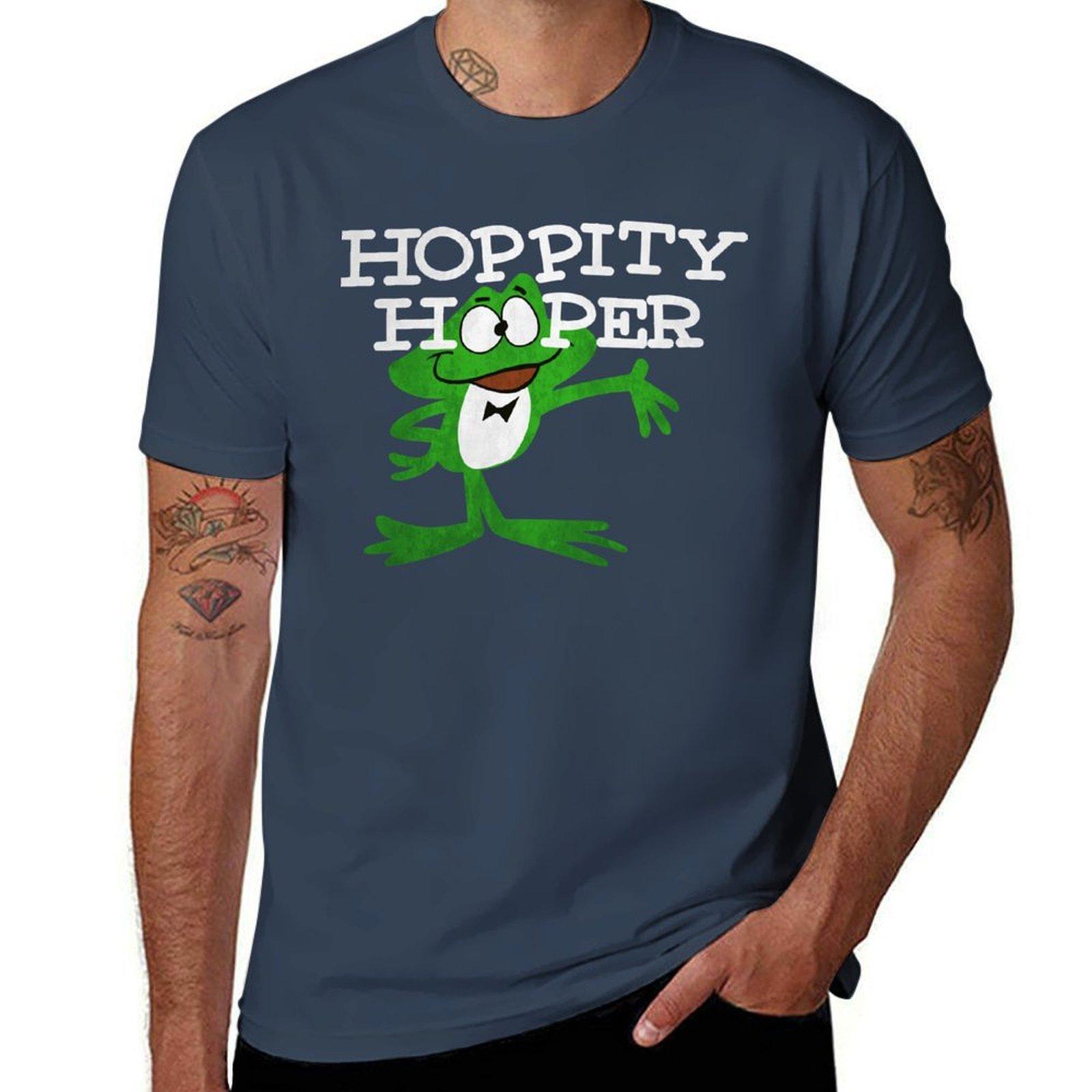 Gifts Idea Hoppity Hooper Ii Cartoon Character Tribute To Jay Ward For Birthday Tshirt Active Sports Short Sleeve Cotton Shirt S