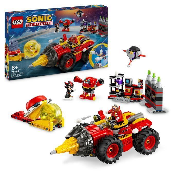 LEGO® Sonic the Hedgehog 76999 Super Sonic contre Egg Drillster, Avec Shadow et Dr. Eggman