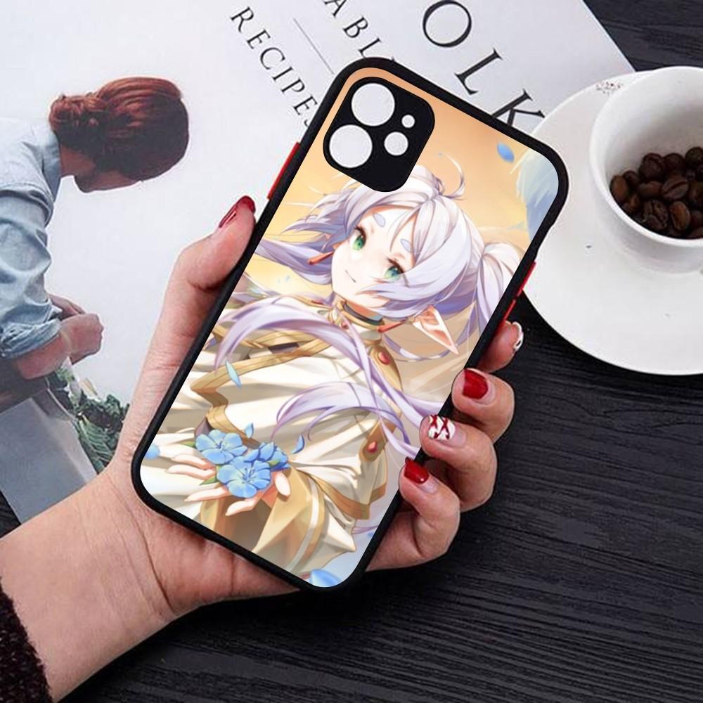 Hot Japan Anime Comics Frieren Phone Case For IPhone 14 11 12 13 Mini Pro Max 8 7 Plus X XR XS MAX Translucent Matte Cover