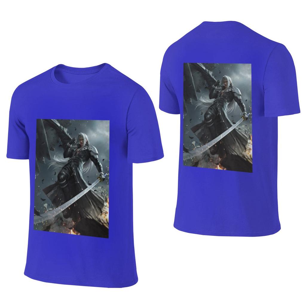 Sephiroth Fallen Angel Simple Reversible Tshirt Foreststyle Fresh Thin For Summer Unisexs Tshirts