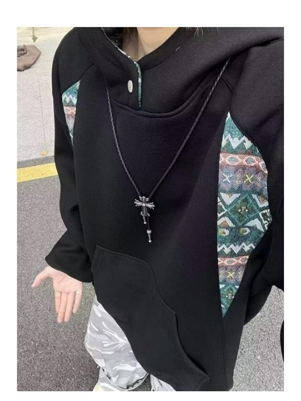 2025 Men's Plus Velvet Heavyweight Hoodie - Trendy American Lazy Style, Loose Fit, Perfect for Couples in Spring & Autumn.