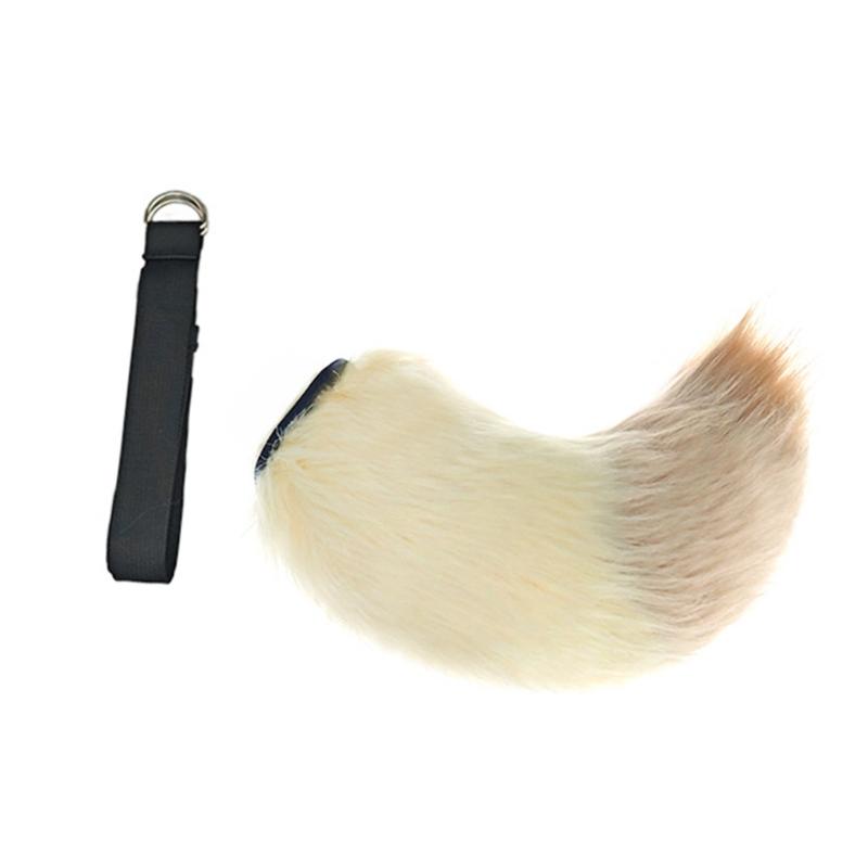 

Animal Ears Headband and Tail Set Soft Polyester Cosplay Headpiece Hair Decors for Long Duration Role Play Cosplay Event