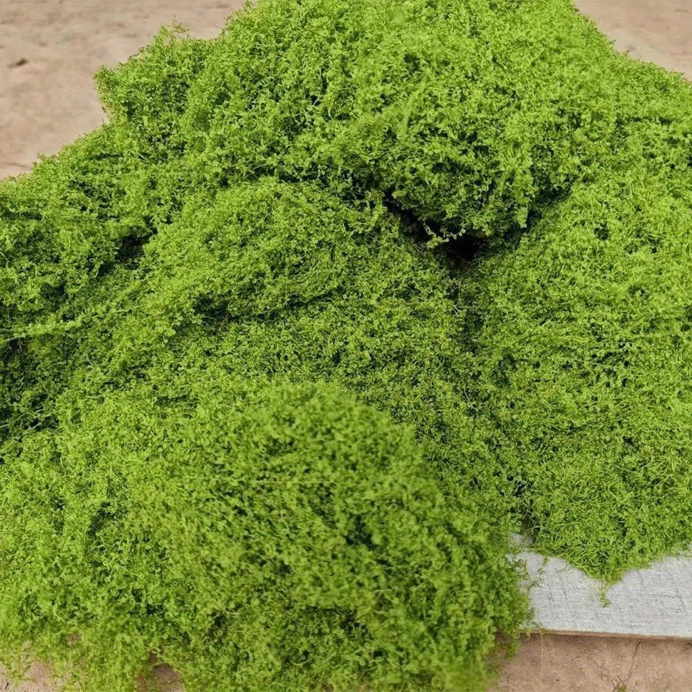100g Realistisches Künstliches Moos, Für Bastelarbeiten und Heimdekoration - Perfekt für Miniaturlandschaften und Hochzeitsdekorationen