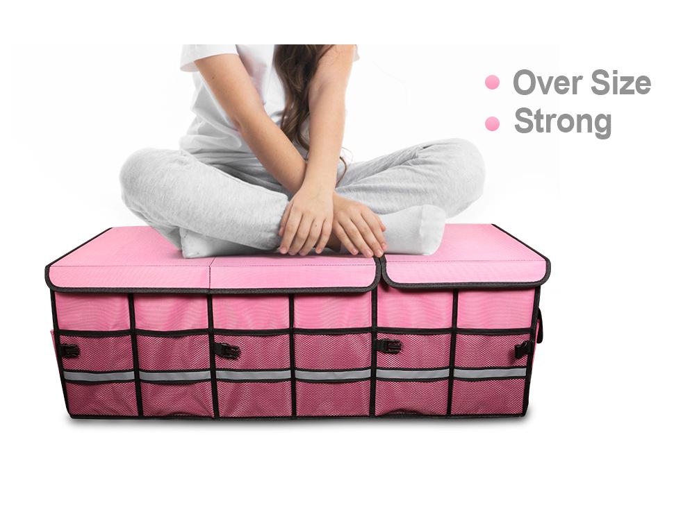 Foldable Car Trunk Organizer Box for Outdoor Use
