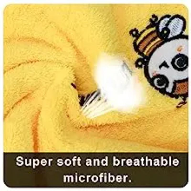 Hair Drying Towel Microfiber Hair Towel Wrap with Buttons Super Absorbent Twist Turban Shower Gift for Kids and Women