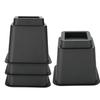 4Pcsset 5" Furniture Raisers Adjustable Bed Chair Riser Wide Feet Lift Stands