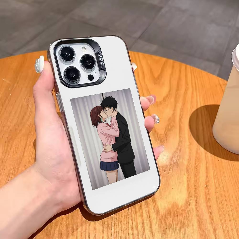 D-Dandadan Anime Phone Case For iPhone17,16,15,14,13,12,11,Pro,MAX White Matte Shockproof Cover