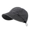 COTTON Foldable Wide Brim Sun Hat Drawstring Adjustable Caps for Men Women Beach Hats Summer Quick-drying Visors Fisherman Cap