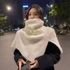 Autumn and winter new thickened double-sided thousand bird grid versatile warm scarf atmosphere student department simple grid