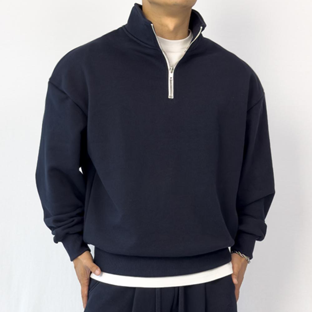 Pasiensia Basic Oversized Half Zip-Up