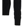 Polo Ralph Lauren SS23 Pull en maille torsadée unie brodé Pull femme Noir WMPOSWENC020663-001