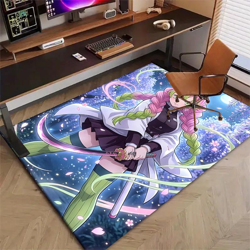 Mitsuri Kanroji1Printed Area Rug Carpet for Bedroom Living Room Home Decor Rugs Mat Non Slip Mat Rug for Bedside