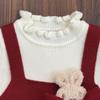 Girls' Cute Rabbit Knitted Sweater Dress - Autumn/Winter Fashion