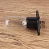 1 Stück 4,8 mm Sockel mit gebogenem Fuß 220 V 15–20 W Mikrowellenherd-Glühbirne mit Halter