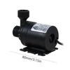 Garden High Pressure Pump DC 12V Submersible Pump 800L/H 5m Solar Brushless Motor Water Pump Low Noise Water Circulation Pump