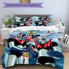 3pcs UFO Robo Grendizer2 pattern bedding set duvet cover set includes duvet cover &pillowcases, perfect all season bedroom decoration & gift