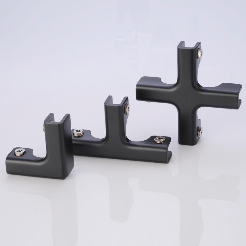 1 Pcs New Aluminum Alloy Angle Corner Code Tcross Reinforced Ltype Hardware Glass Clip Tile Fixing Clip