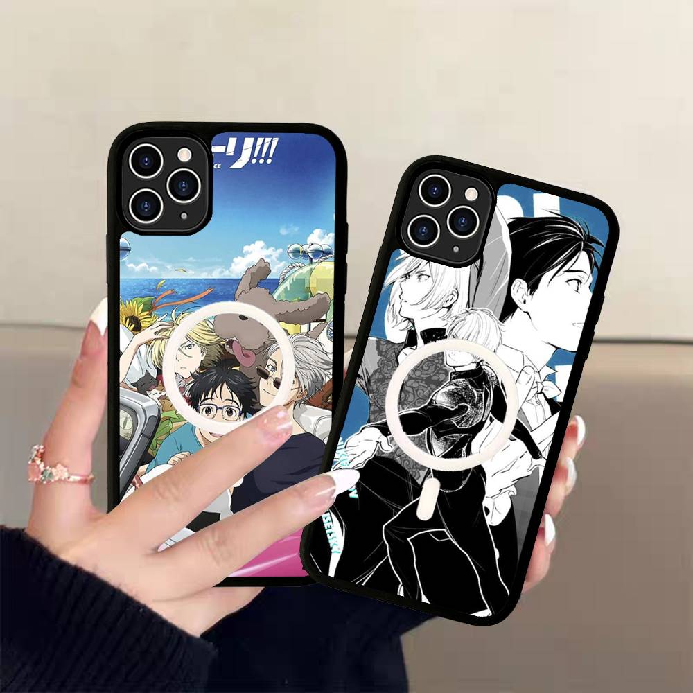 Sports Anime YURI On ICE BL For Magsafe Magnetic Wireless Phone Case For IPhone 11 12 13 14 15 16 17 Pro Max Plus Cover